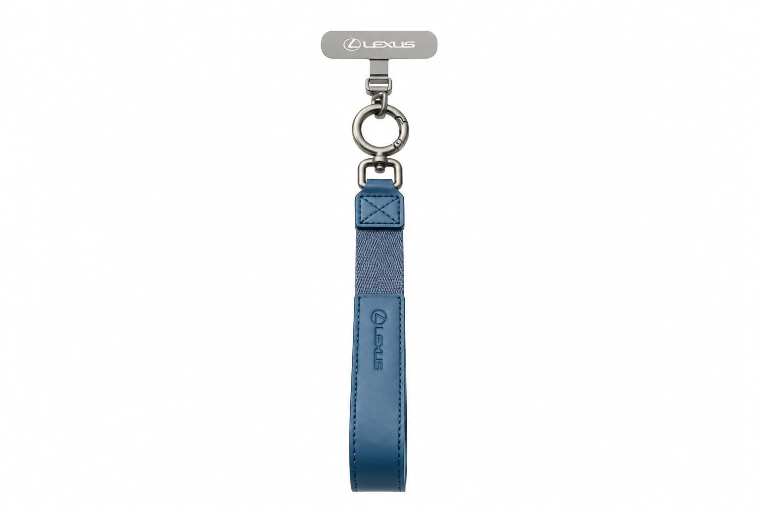Embossed Key Chain - Blue